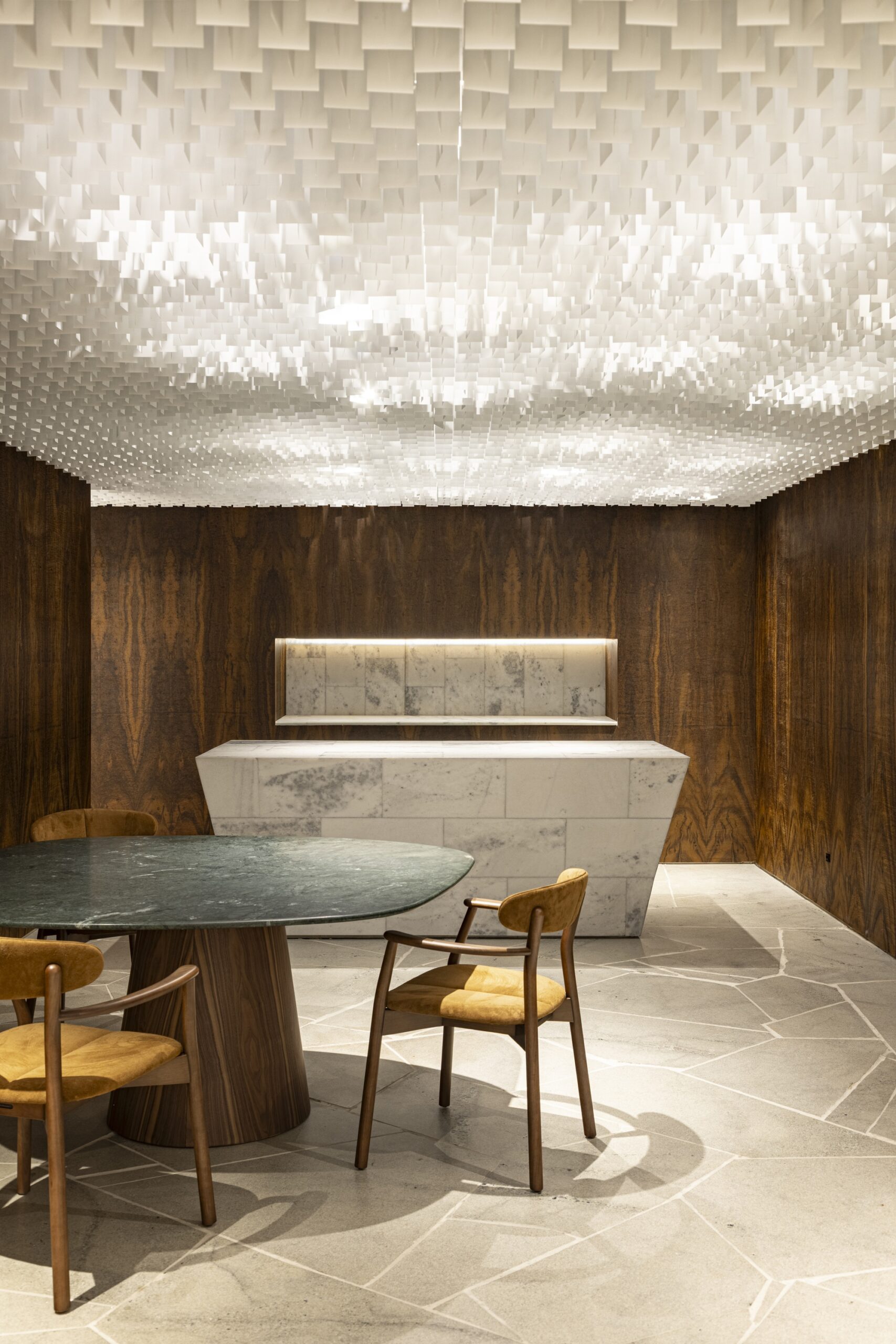 Forro metálico spacial tile